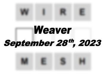 Daily Weaver Answers - 28th September 2023