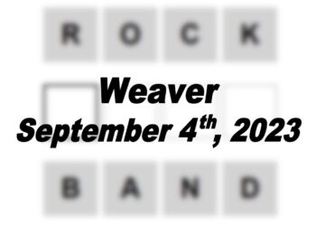 Daily Weaver Answers - 4th September 2023