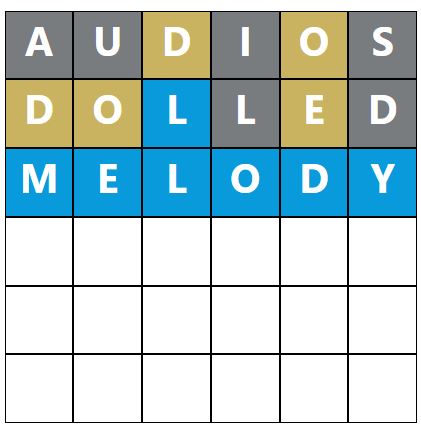 Daily Word Hurdle #1193 Morning Answer - 6th September 2023
