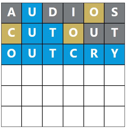 Daily Word Hurdle #1195 Morning Answer - 7th September 2023