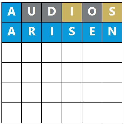 Daily Word Hurdle #1196 Afternoon Answer - 7th September 2023