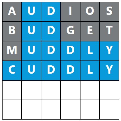 Daily Word Hurdle #1198 Afternoon Answer - 8th September 2023