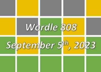 Daily Wordle 808 - 5th September 2023