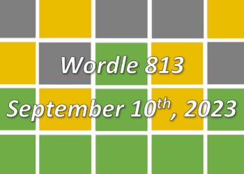 Daily Wordle 813 - 10th September 2023