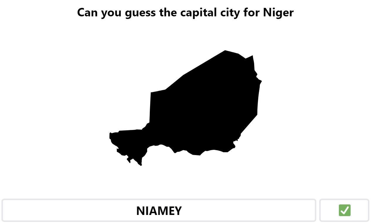 Daily Worldle 590 Bonus Capital City - September 3rd 2023