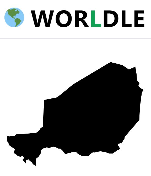 Daily Worldle 590 Country - September 3rd 2023