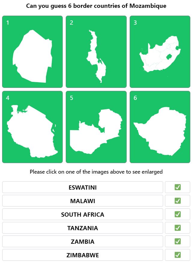 Daily Worldle 592 Bonus Neighbouring Countries Answers - September 5th 2022