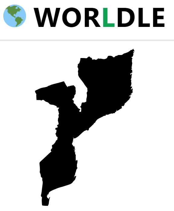 Daily Worldle 592 Country - September 5th 2023
