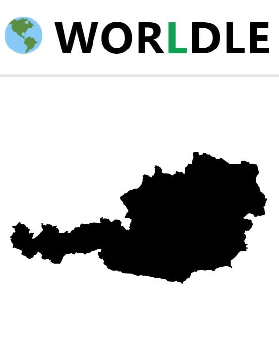 Daily Worldle 593 Country - September 6th 2023