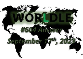 Daily Worldle 604 Answers - September 17th 2023