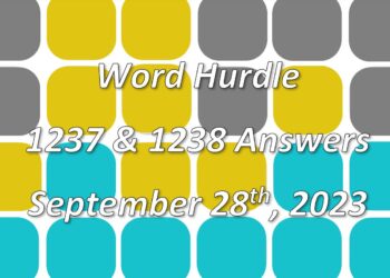 Word Hurdle #1237 & #1238 - 28th September 2023