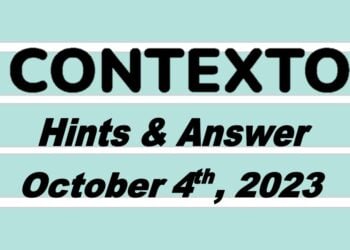 Daily Contexto 382 - October 4th 2023