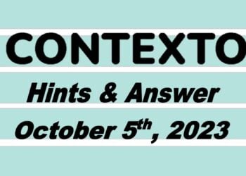 Daily Contexto 382 - October 5th 2023