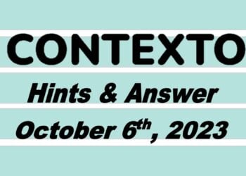 Daily Contexto 383 - October 6th 2023