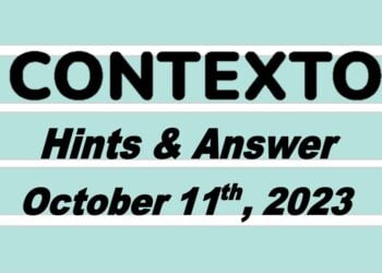 Daily Contexto 388 - October 11th 2023