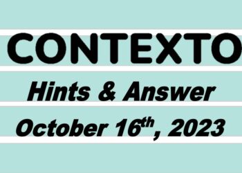 Daily Contexto 393 - October 16th 2023