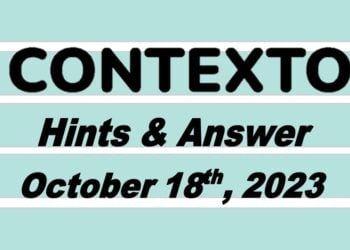 Daily Contexto 395 - October 18th 2023