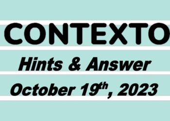 Daily Contexto 396 - October 19th 2023