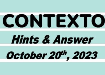 Daily Contexto 397 - October 20th 2023