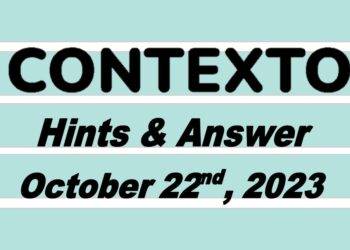 Daily Contexto 399 - October 22nd 2023