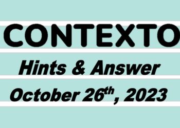 Daily Contexto 403 - October 26th 2023