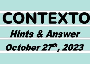Daily Contexto 404 - October 27th 2023