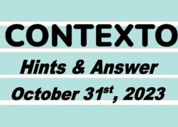 Daily Contexto 408 - October 31st 2023