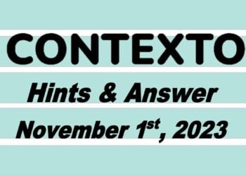 Daily Contexto 409 - November 1st 2023
