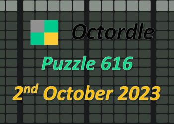 Daily Octordle 616 - October 2nd 2023