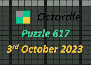 Daily Octordle 617 - October 3rd 2023