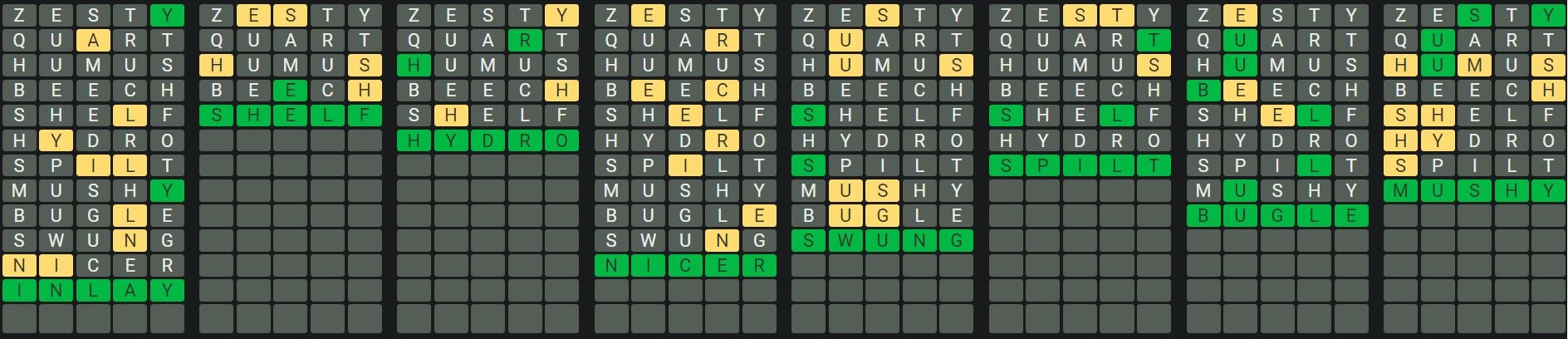 Daily Octordle 625 Rescue Answer - October 11th 2023