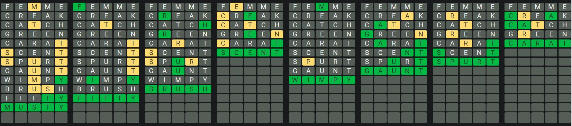 Daily Octordle 627 Rescue Answer - October 13th 2023