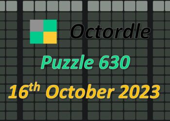 Daily Octordle 630 - October 16th 2023