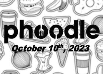 Daily Phoodle - 10th October 2023