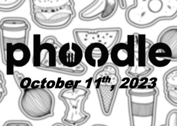 Daily Phoodle - 11th October 2023