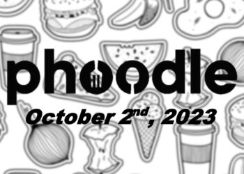 Daily Phoodle - 2nd October 2023