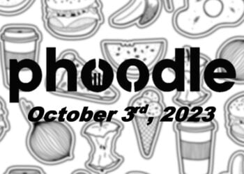 Daily Phoodle - 3rd October 2023