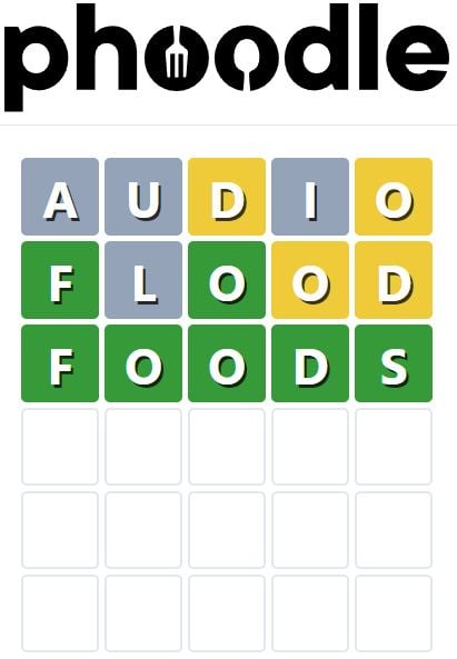 Daily Phoodle Answer 522 - 12th October 2023