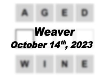 Daily Weaver Answers - 14th October 2023