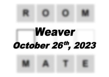 Daily Weaver Answers - 26th October 2023
