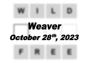 Daily Weaver Answers - 28th October 2023