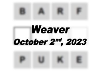 Daily Weaver Answers - 2nd October 2023