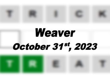 Daily Weaver Answers - 31st October 2023