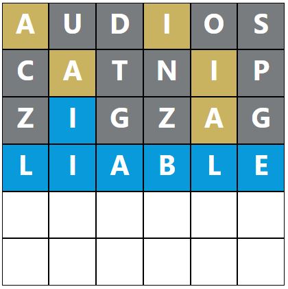Daily Word Hurdle #1266 Afternoon Answer - 12th October 2023