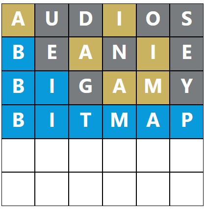 Daily Word Hurdle #1268 Afternoon Answer - 13th October 2023