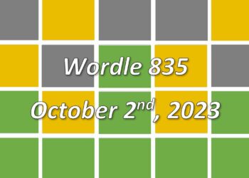 Daily Wordle 835 - 2nd October 2023