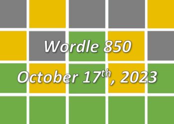 Daily Wordle 850 - 17th October 2023