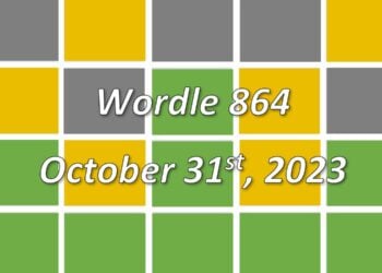 Daily Wordle 864 - 31st October 2023