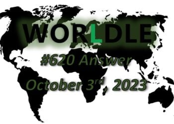 Daily Worldle 620 Answers - October 3rd 2023
