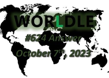 Daily Worldle 624 Answers - October 7th 2023